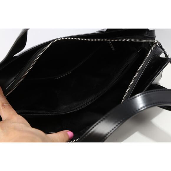 Cromia Black Women's Satchel Bag - Picture 8 of 13